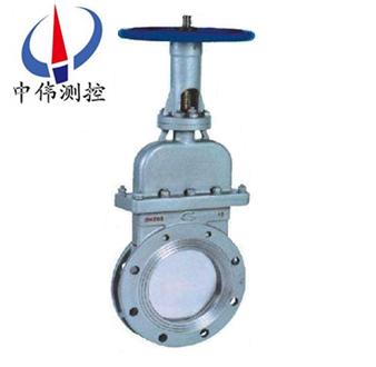 Manual knife gate valve