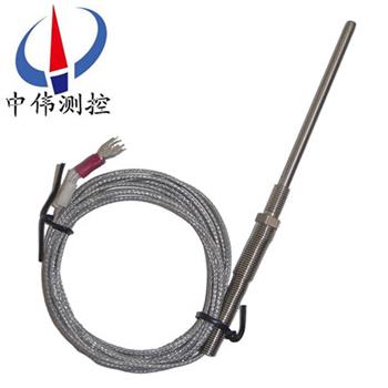 Spring fixed thermocouple
