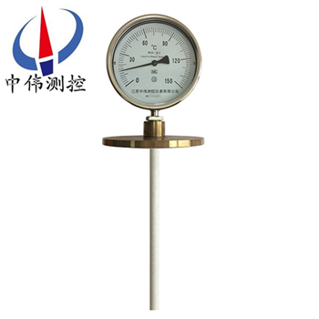 Anti-corrosion type double metal thermometer