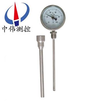 Thermal sleeve type double metal thermometer