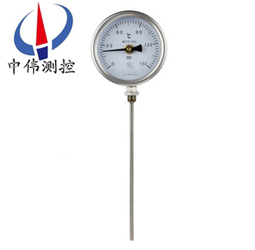 The radial type double metal thermometer