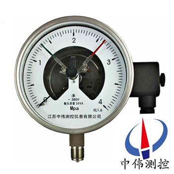 Explosion-proof induction electric contact pressure gauge