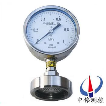 Health type diaphragm pressure gauge