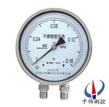 Stainless steel differential pressure table
