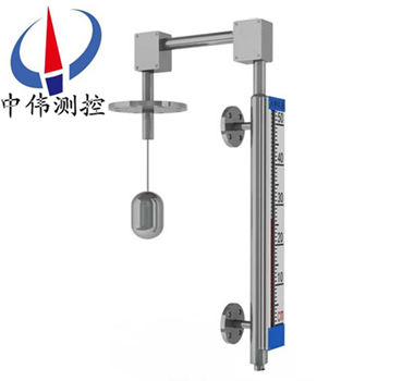 Magnetic float level gauge turning