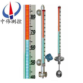 Magneto electronic double color level meter