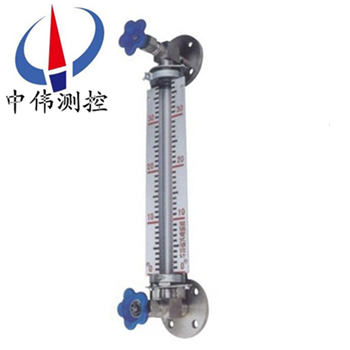 Glass tube liquid level meter