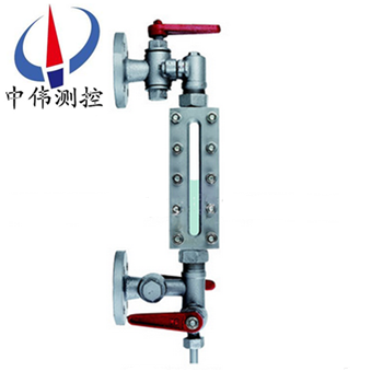 双色玻璃板液位计