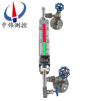 Illuminating quartz tube level gauge