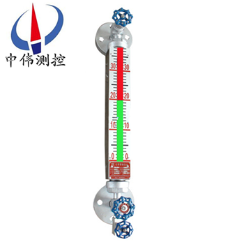 Two-color quartz tube level gauge