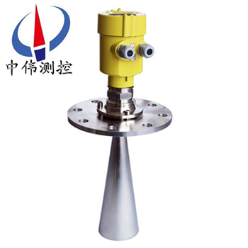 Universal joint flange radar liquid level gauge