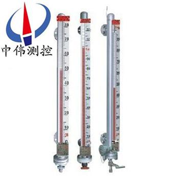 Magnetically flipped plate level gauge