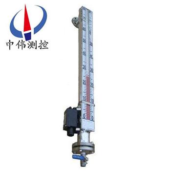 Electrically traceable magnetic tilting plate level gauge
