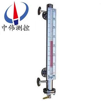 Thermal insulating magnetic turning plate level gauge