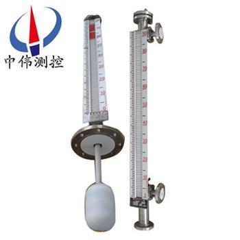 Top-mounted anticorrosive magnetic level gauge