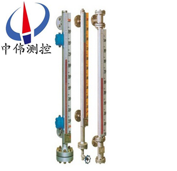 Magnetic Level Gauge with Flip Plate
