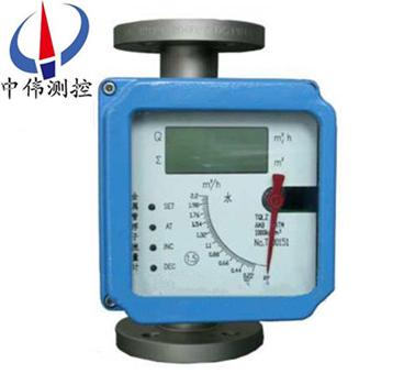 Liquid crystal type metal tube rotameter