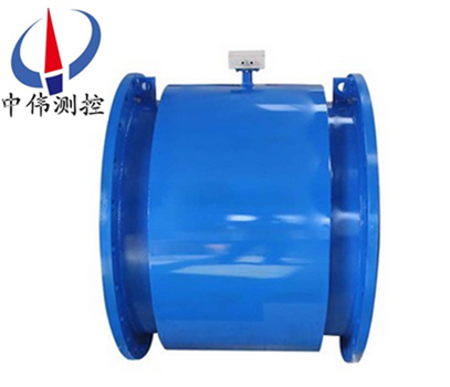 Large diameter electromagnetic flowmeter